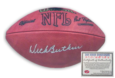 Dick Butkus Hand Signed Official NFL Leather Football