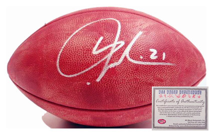 LaDainian Tomlinson Hand Signed NFL Football