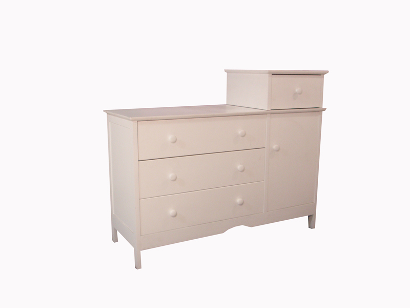 AFG Baby Furniture  DC860W Molly 6 Drawer Chest - White