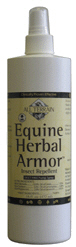 All Terrain 1092 Equine Herbal Armor Insect Repellent 16 oz. - 12 Pack