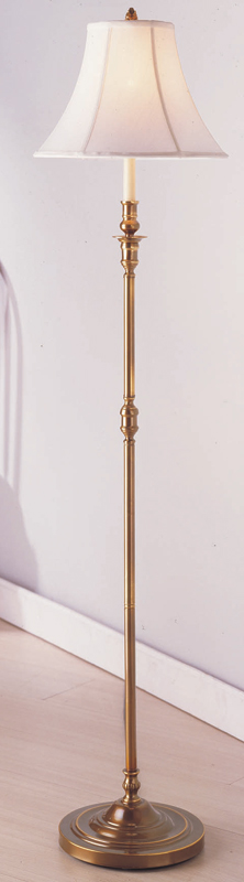 Brass Lamp - American Lighting 7504F/HP Antique Brass Candle Stick Floor Lamp