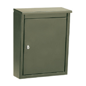 Architectural Mailboxes 2480Z Soho Powder Coated Wall Mounted Mailbox Bronze