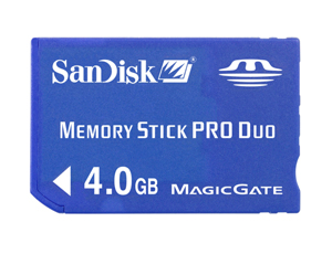 SanDisk SDMSPD4096A11 Card MemoryStick Pro Duo 4GB SanDisk