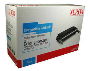 XEROX 6R942 Laser  Compat  Tnr  Color LJ4600-4650Ser.  Cyan   C9721A  8k yld