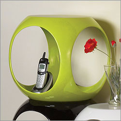 Avenue Six 401008 Slick Cube Occasional Table Green