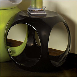Avenue Six 401011 Slick Cube Occasional Table Black