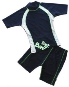 Swimwear - Baby Banz BSNVY06 Shorts Blue/White Size 6