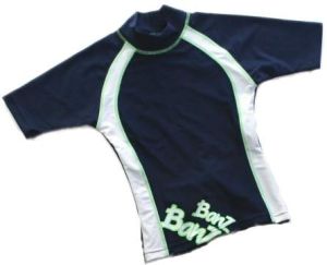 Swimwear - Baby Banz BRNVY08 Rash Shirt Blue/White Size 8