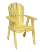Bc405p 39" X 26" X 28" Chair Kit Pine Dining Chair
