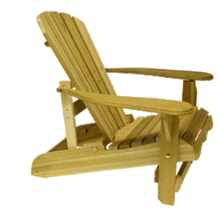 Folding Recliner - Bear Chair BC500P Pine Folding Recliner