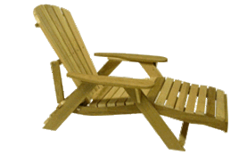 Bear Chair BC700C Cedar Chaise Lounge Kit