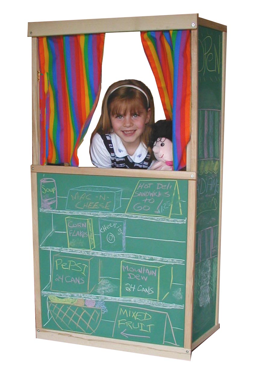 Beka 05101 Half Wing Puppet Theater, chalkboard surfaces
