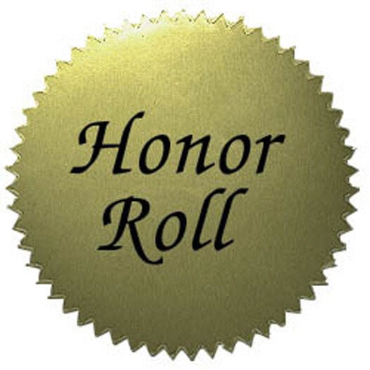 School Publishing H-va317 Stickers Gold Honor Roll-50/pk 2 Diameter