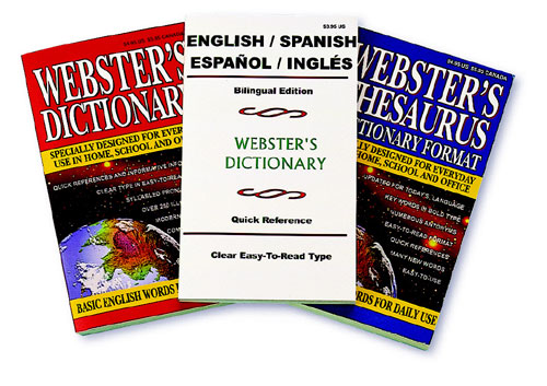 EDUCATIONAL INSIGHTS EI3261 WEBSTERS SPANISH/ENGLISH DICTION4 X 63/4 DESK TOP DICTIONARY