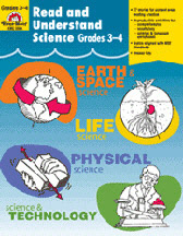 EVAN-MOOR EMC3304 READ AND UNDERSTAND SCIENCE GR. 3-4