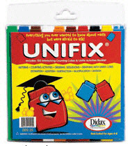 Dd-225 Unifix Cubes 100 Asst D-colors