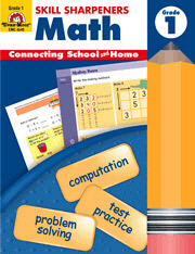 EVANMOOR EMC4545 Skill Sharpeners Math  Activity Book