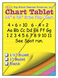 Top3822 Chart Tablets 24 X 32assorted-ank