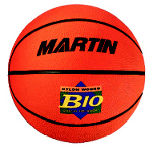 DICK MARTIN SPORTS MASB85O BASKETBALL JUNIOR ORANGE-SIZE 5 RUBBER NYLON WOUND