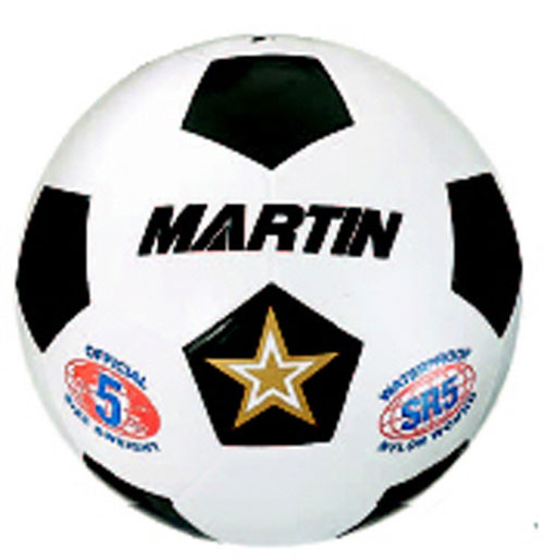 DICK MARTIN SPORTS MASSR4W SOCCER BALL WHITE SIZE 4RUBBER NYLON WOUND