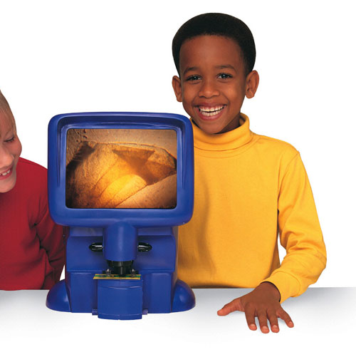 LEARNING RESOURCES LER2900 QUANTUM BIG SCREEN MICROSCOPE7 SCREEN 10X 20X 40X