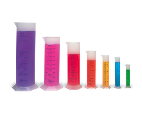 LEARNING RESOURCES LER2906 GRADUATED CYLINDERS-10/25/50/100/250/500/1000 MLS.