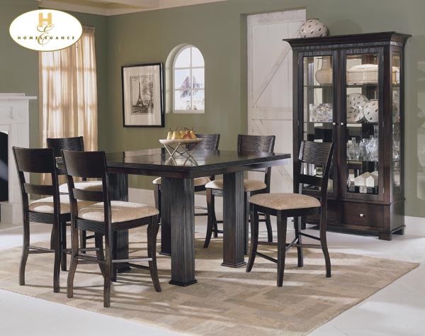 36 Dining Tables - Home Elegance 779-36 Urban Formal Pub Dining Table