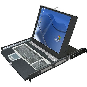 Connectpro Master-IT StreamLine2 Rackmount LCD Console 8 Computer s 17 Inch Active Matrix TFT Color LCD 8 x mini-DIN PS-2 Keyboard, 8 x mini-DIN PS-2 Mouse, 8