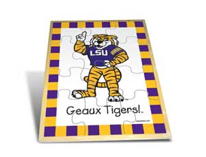 Wood Puzzles - Baby Fanatic LSU420 Puzzle Wood - Louisiana State University