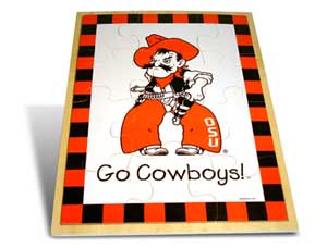 Wood Puzzles - Baby Fanatic OSU420 Puzzle Wood - Oklahoma State University