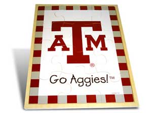 Wood Puzzles - Baby Fanatic TAM420 Puzzle Wood - Texas A And M