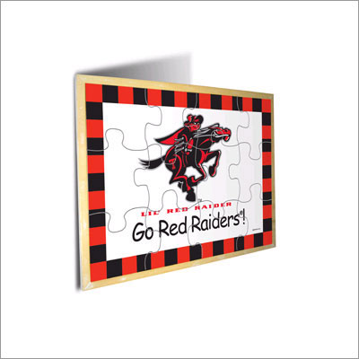 Wood Puzzles - Baby Fanatic TTU420 Puzzle Wood - Texas Tech University
