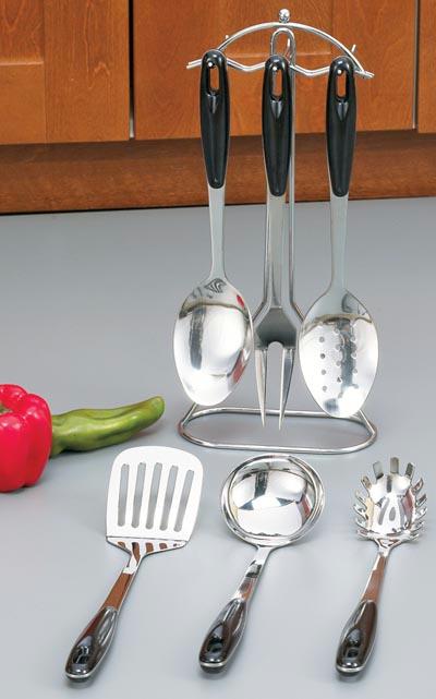 Chefmaster 7pc Stainless Steel Kitchen Utensil Set