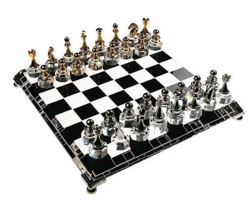 Bluestone Designs G255 Crystal Chess Set