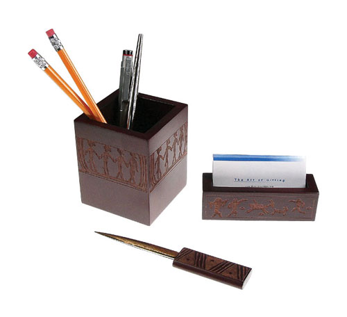 Desk Designs - Bluestone Designs W404N Dance On The Earth Desk Set