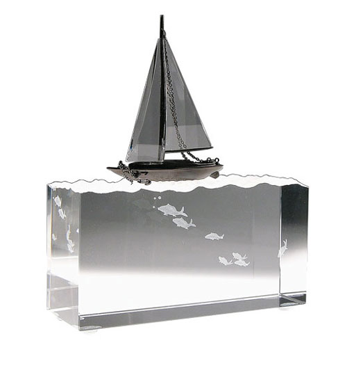 Bluestone Designs Z306N Yacht and Fish