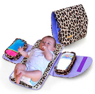 Boogaloo 64 Day Tripper - Leopard Diaper Bag