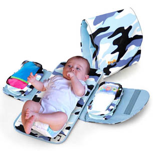 Boogaloo 72 Day Tripper - Camo Diaper Bag