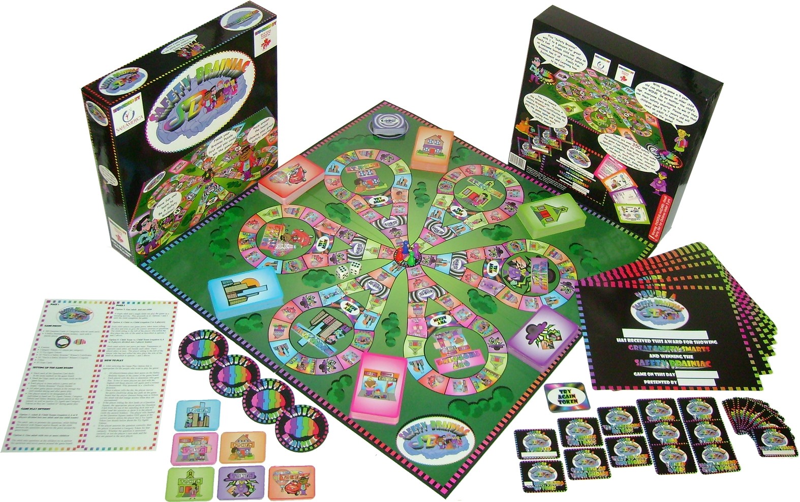 Buy Board Games Online - Brainiac Games SB-JE-094922640048 Safety Brainiac - Junior Edition