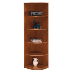 Bookcase - Bush Industries WL24405SU Components Demi Bookcase Hansen Cherry