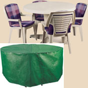 Bosmere B320 74 Inch Round Patio Set Polyethylene Cover