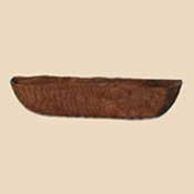 F921 36 Inch Window Basket Replacement Liner - Brown - With Aquasav