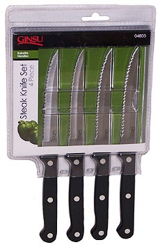 Ginsu 04805 4 Pc Bakelite Steak Set4805
