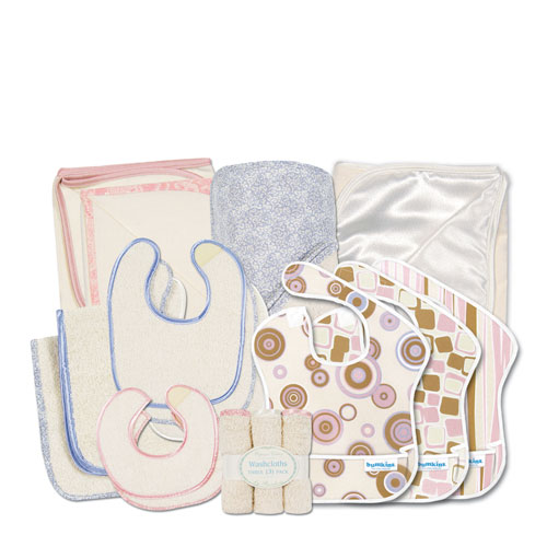 Bumkins Finer Baby Products GIFTN-GRL-XL Natural Gift Basket Girl Deluxe