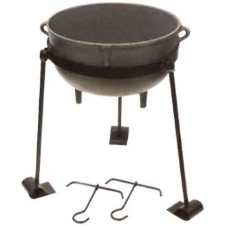 Bayou Classic CI7410 10Gal. Jambalaya Pot TJ Hooks Stand