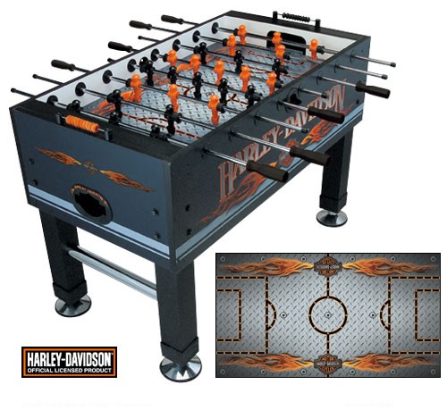 Foosball Game Tables - Carrom 753-75 Harley-Davidson Foosball Game Table