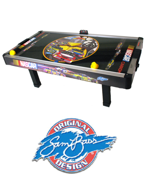 Air Hockey - Carrom 752-10 Nascar Air Powered Hockey Game Table