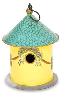 Achla Bastion Birdhouse Hand Painted