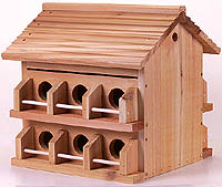Heath 12 Room Deluxe Rewood Martin House With Rails