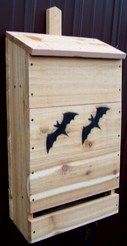 17" W X 28" H X 7-1/2" D Wood Nursery Bat House